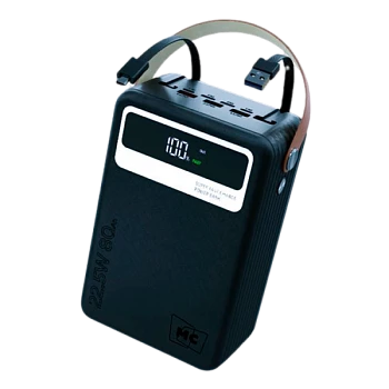 Внешний аккумулятор MORE CHOICE PB69-80 80000mAh 3.0A 3USB/2Type-C/Lighting/MicroUSB черный (1/20)