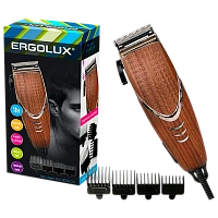 Машинка для стрижки Ergolux ELX-HC02-C10 коричневый (1/24)