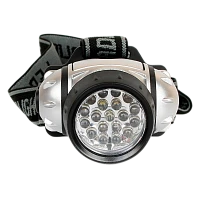 Фонарь налобный Ultraflash LED5353 1.6W 19LED от батареек 4 режима черный (1/5/100)