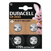 Батарейка Duracell CR2032 BL4 Lithium 3V (4/24/144)