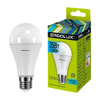 Лампа светодиодная Ergolux A70 E27 35W 4500К 180-240V груша (1/10/100)