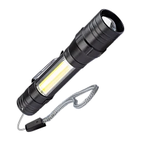 Фонарь универсальный Космос 113Lit 5W LED+COB от аккумулятора IP53 3 режима+ZOOM черный (1/72/144)