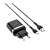 Сетевое З/У HOCO C12Q 1USB 3.0A QC3.0 с кабелем Type-C черный (1/10/100)