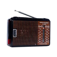 Радиоприемник MRM-Power MR-608AC пластик Jack3.5 черный (1/40) 
