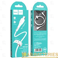 Кабель HOCO X49 USB (m)-Type-C (m) 1м 3.0A силикон белый (1/31/310)