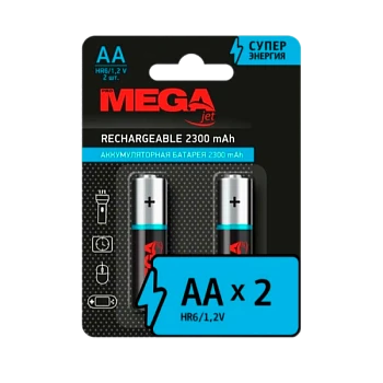 Аккумулятор предзаряженный RTU Promega HR6 AA BL2 NI-MH 2300mAh (2/24/384)
