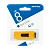 Флеш-накопитель Smartbuy Stream 8GB USB2.0 пластик желтый