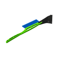 Щетка для автомобиля Brumex OKTAN сметка 50см со скребком зеленый (1/40)