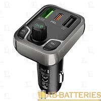 FM-трансмиттер Borofone BC38 2USB/Type-C microSD bluetooth 5.0 черный (1/30/120)