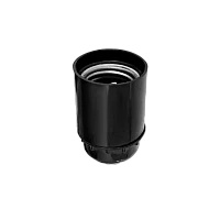 Патрон Прогресс Подвесной / В светильник E27 Карболит / керамика черный (1/50/200)