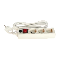 Удлинитель Старт SP 3р.С/З 16A 3.0м с выкл. ПВС IP20 белый (1/20)