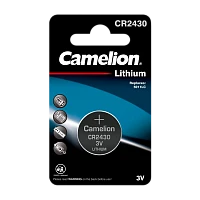 Батарейка Camelion CR2430 BL1 Lithium 3V (1/10/1800)