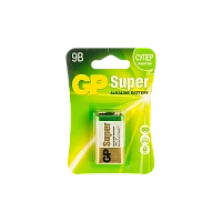 Батарейка GP Super Крона 6LR61 Shrink 1 Alkaline 9V (1/10/50/500)