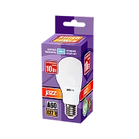 Лампа светодиодная JAZZway A60 E27 10W 5000К 230V груша матовая (1/10/100)
