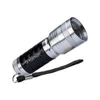 Фонарь универсальный Космос 109B 1W LED от батареек IP54 1 режим черный серый (1/36/144)