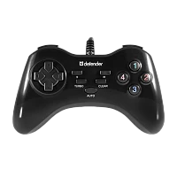 Геймпад проводной Defender Game Master G2 USB 13 кн. черный (1/20/40)