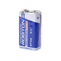 Батарейка Robiton Plus Крона 6F22 9V Shrink 1 Zinc Carbon (1/10/200)