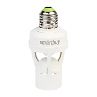 Датчик движения инфракрасный Smartbuy 6м 60W IP20 в патрон E27 белый 