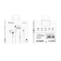 Наушники внутриканальные HOCO M101 Pro с микр. Type-C белый (1/126/756)
