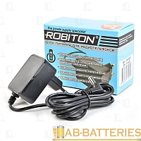 Блок питания ROBITON ID6-500S угловой 5,5x2,1/15 (-) SО-0.5-6 (1/100)