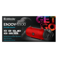 Портативная колонка Defender S900 Enjoy bluetooth 5.0 microSD красный (1/15)