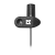 Микрофон Defender MIC-109 конденсаторный 54 дБ 1.8м на прищепке черный (1/50)