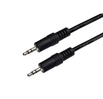 Кабель AUX Perfeo Jack 3.5mm (m)-Jack 3.5mm (m) 5м черный (1/30)