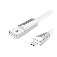 Кабель HOCO X4 USB (m)-Type-C (m) 1.2м 2.4A силикон белый (1/32/320)
