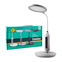 Светильник настольный Camelion KD-862 10W IP20 на основании сенс. 1.45м серый (1/6)