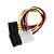 Кабель GoPower MOLEX (f)-2SATA (m) 0.2м PVC RoHS в пакете (1/500)