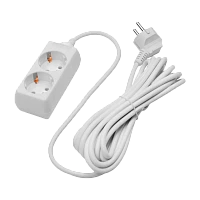 Удлинитель Volsten 2р.С/З 10A 5.0м ПВС 3x0.75мм² IP20 белый (1/30)