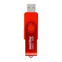 Флеш-накопитель Smartbuy Twist 64GB USB3.0 пластик красный