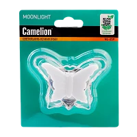 Ночник Camelion NL-259 "бабочка RGB" LED 0.3W 220V в розетку (1/30/120)