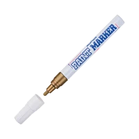 Маркер промышленный MunHwa PAINT MARKER PM-07 4.0мм нитрокраска золотой (1/12/576)
