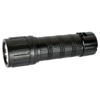 Фонарь универсальный Ultraflash 7102-ТН 0.4W 1LED от батареек IP44 черный (1/25/300)
