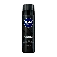 Пена для бритья Nivea Ultra 200мл с активным углем (1/12)