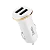 Автомобильное З/У HOCO Z1 2USB 2.1A белый (1/32/128)