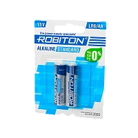 Батарейка Robiton STANDARD LR6 AA BL2 Alkaline 1.5V (2/24/480) 