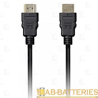 Кабель Smartbuy К-352 HDMI (m)-HDMI (m) 5.0м силикон ver.2.0 стаб.напр. черный (1/50)