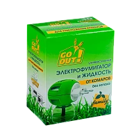 Набор Go Out 30 ночей от комаров без запаха жидкость+электрофумигатор (1/12)