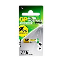 Батарейка GP LR27/A27/MN27 BL1 Alkaline 12V (1/10/600)