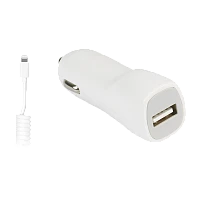 Автомобильное З/У Smartbuy NITRO 1USB 1.0A белый (1/62)