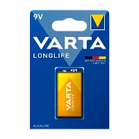 Батарейка Varta LONGLIFE Крона 6LR61 BL1 Alkaline 9V (4122) (1/10/50)