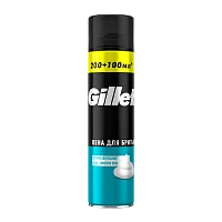 Пена для бритья Gillette SENSITIVE 200+100мл для чувствительной кожи (1/6)