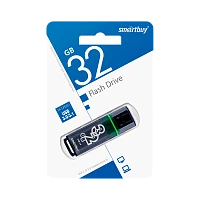 Флеш-накопитель Smartbuy Glossy 32GB USB3.0 пластик серый