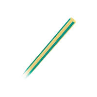 Термоусаживаемая трубка Smartbuy 2/1, желтый-зеленый, 1 метр (SBE-HST-2-yg)