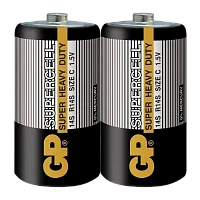 Батарейка GP GreenCell R14 C Shrink 2 Heavy Duty 1.5V (2/24/480) R
