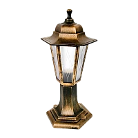 Светильник садово-парковый Camelion PP4104 "Оскар1" 60W 230V E27 IP44 пост топ бронзовый (1/8)