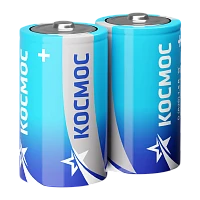 Батарейка Космос R20 D SH2 Zinc Carbon 1.5V (2/24/288)