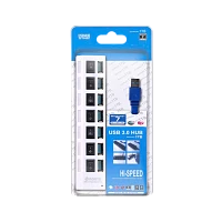 USB-Хаб Smartbuy 7307 7USB USB3.0 с выключателем белый